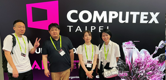 「COMPUTEX TAIPEI 2026」の視察風景