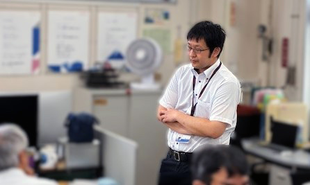 2012年入社　M.Sさんの仕事中の様子