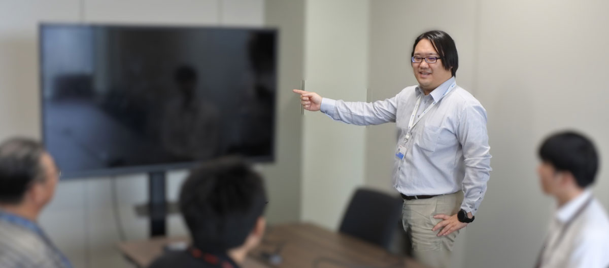 2015年入社　S.Tさんの仕事中の様子