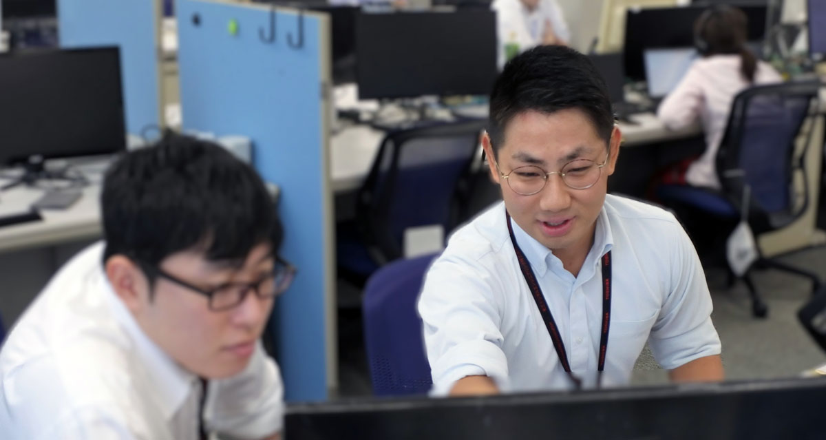 2023年入社　T.Kさんの仕事中の様子