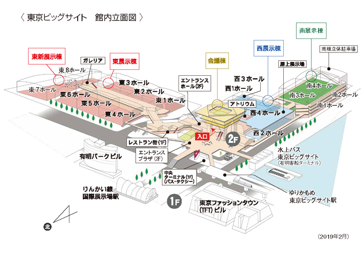 東京ビッグサイト 立面図