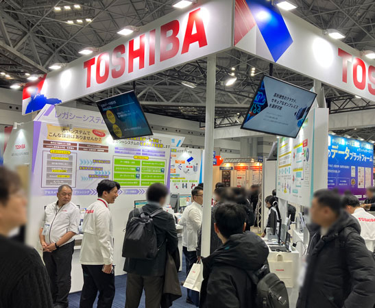 ［第10回 スマート工場EXPO 東芝デジタルエンジニアリング 出展ブースの様子