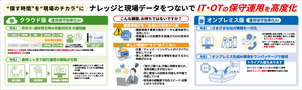 第2回 製造業 人手不足対策 EXPO 東芝デジタルエンジニアリング　生成AI活用サービス「AI-no-te®（アイノテ）」運用保守業務効率化サービス