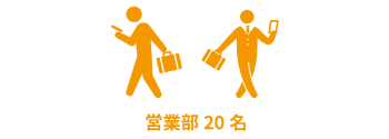 営業部20名