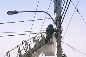 建設現場・電線工事などの高所作業